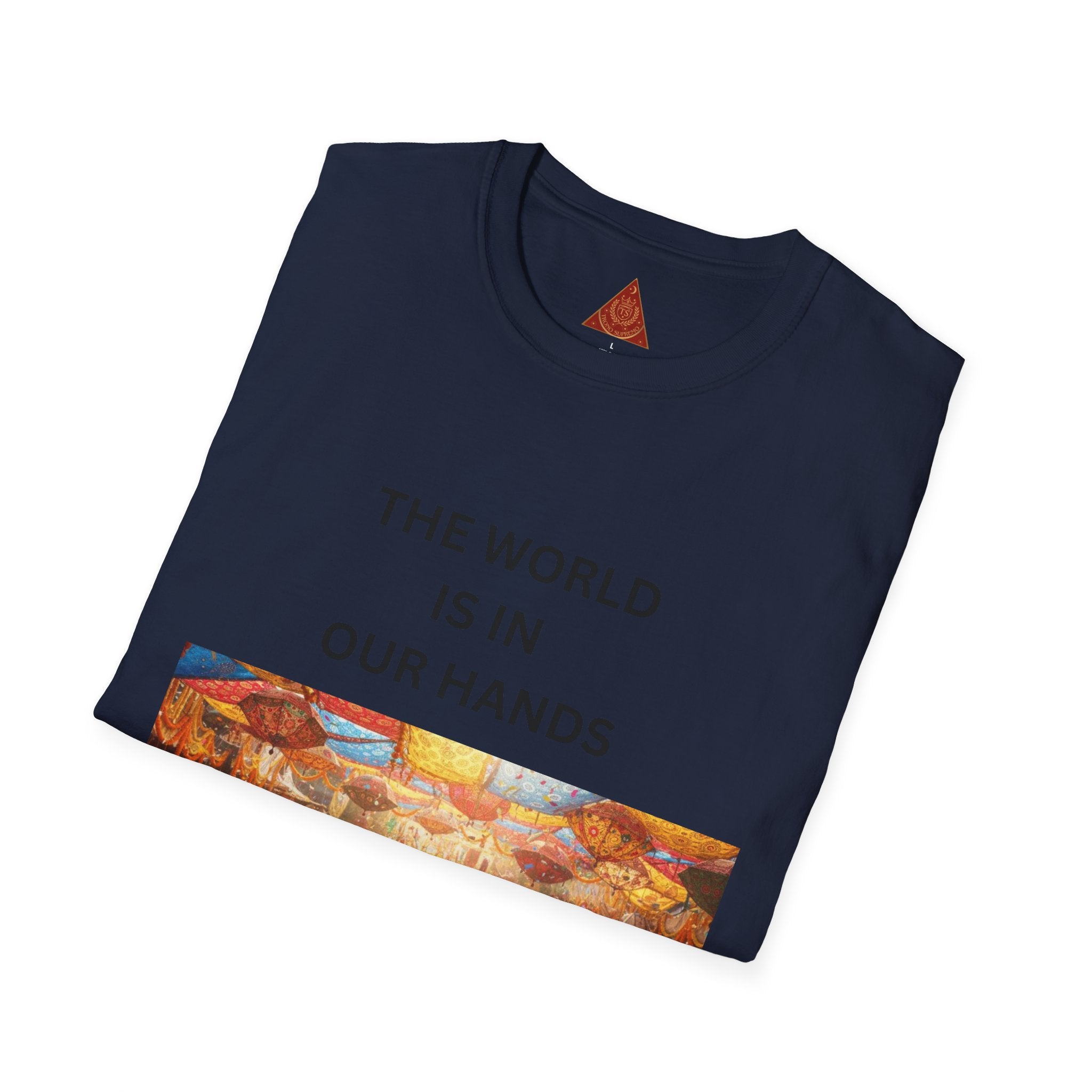 Trono Supremo | Contemporary | The World Is In Our Hands T-Shirt — Earth & Unity Graphic Tee