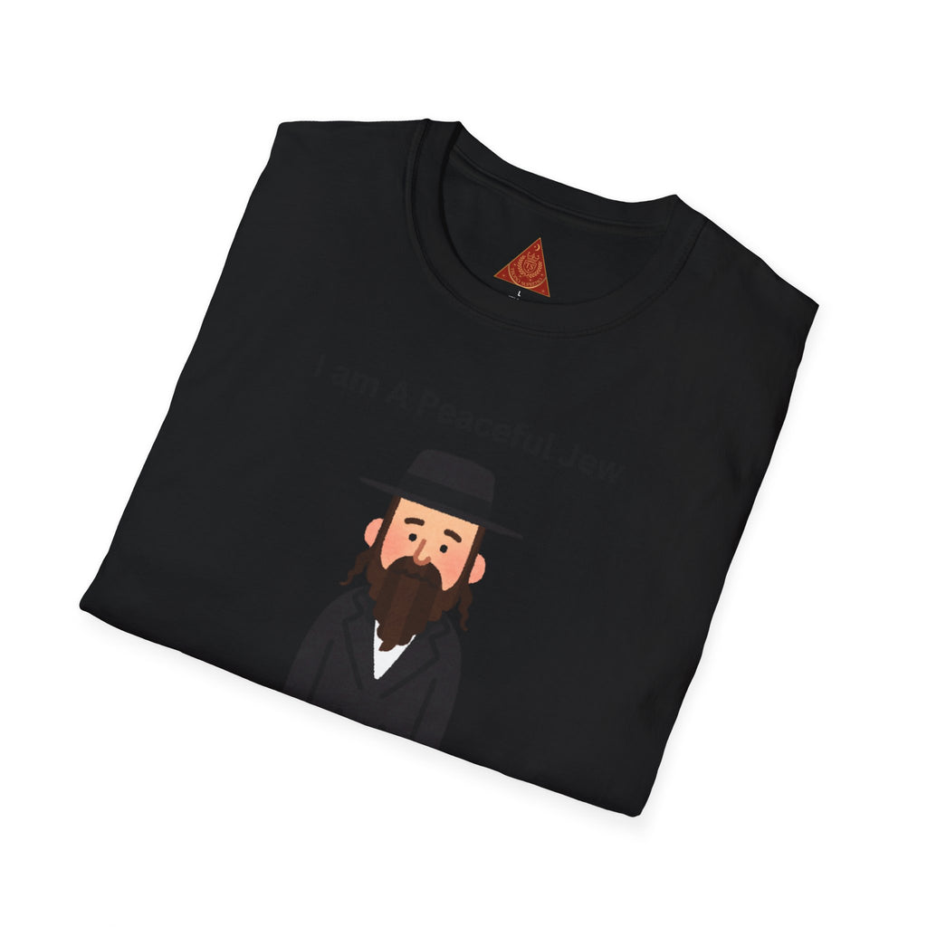 Trono Supremo | Camiseta Pacífica Judía — Camiseta con Bonito Personaje Jasídico
