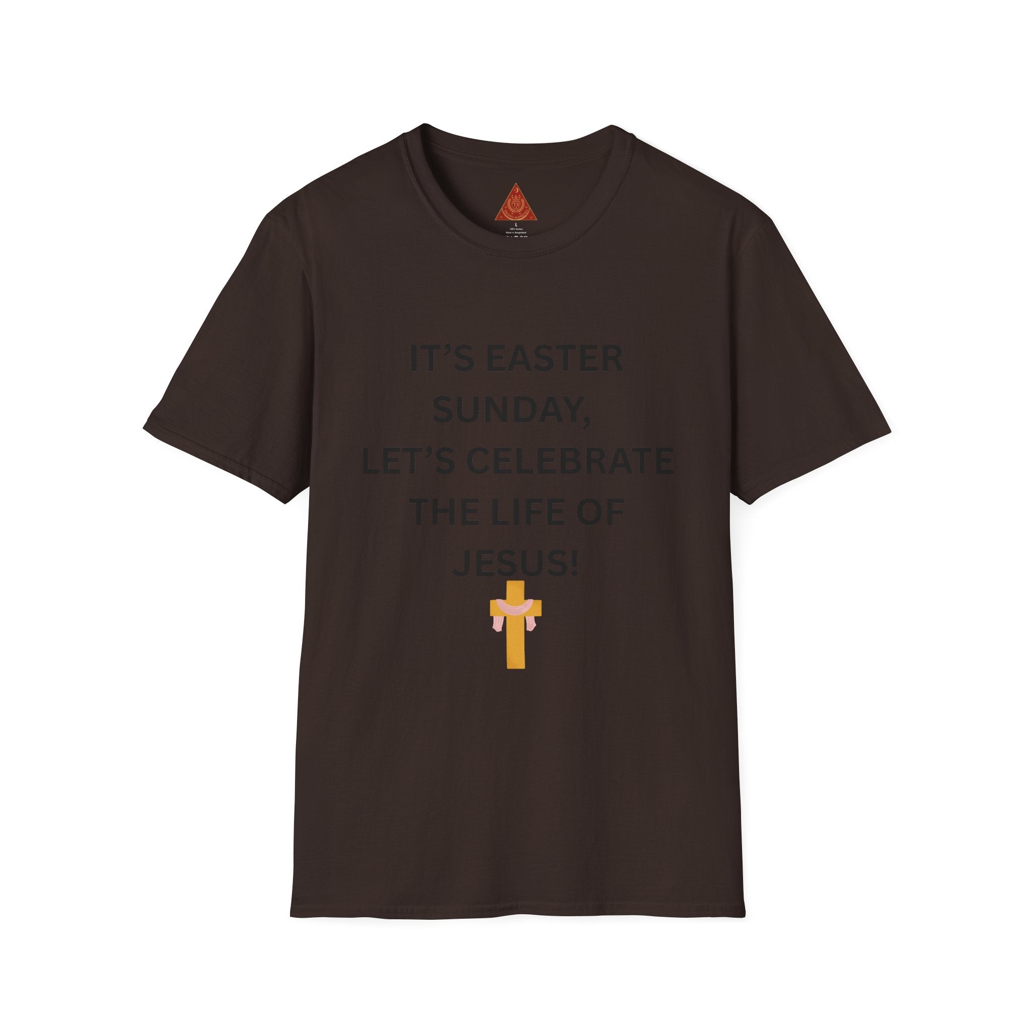 Trono Supremo |  Contemporary  |  Easter Sunday T-Shirt — "It’s Easter Sunday, Let’s Celebrate the Life of Jesus!" Christian Tee