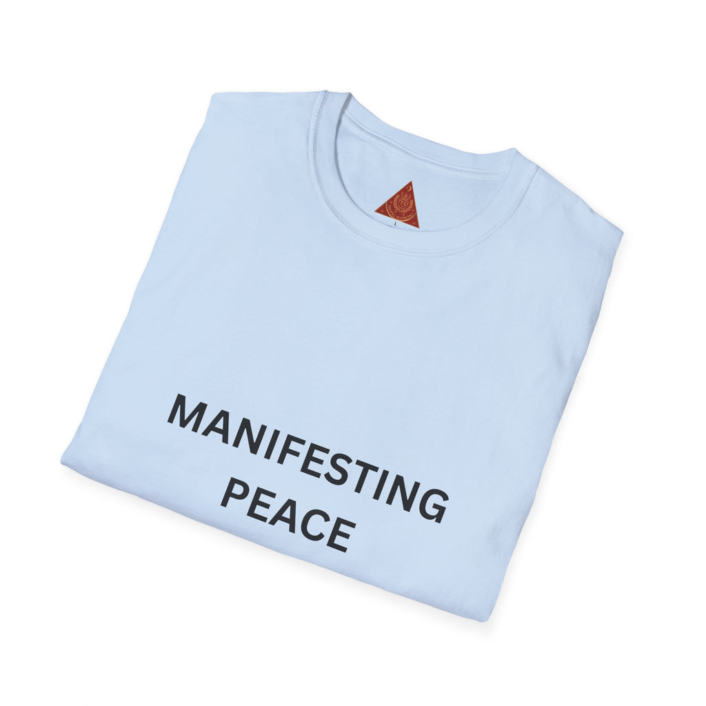 Trono Supremo | Contemporary | Manifesting Peace T-Shirt — Minimalist Inspirational Tee