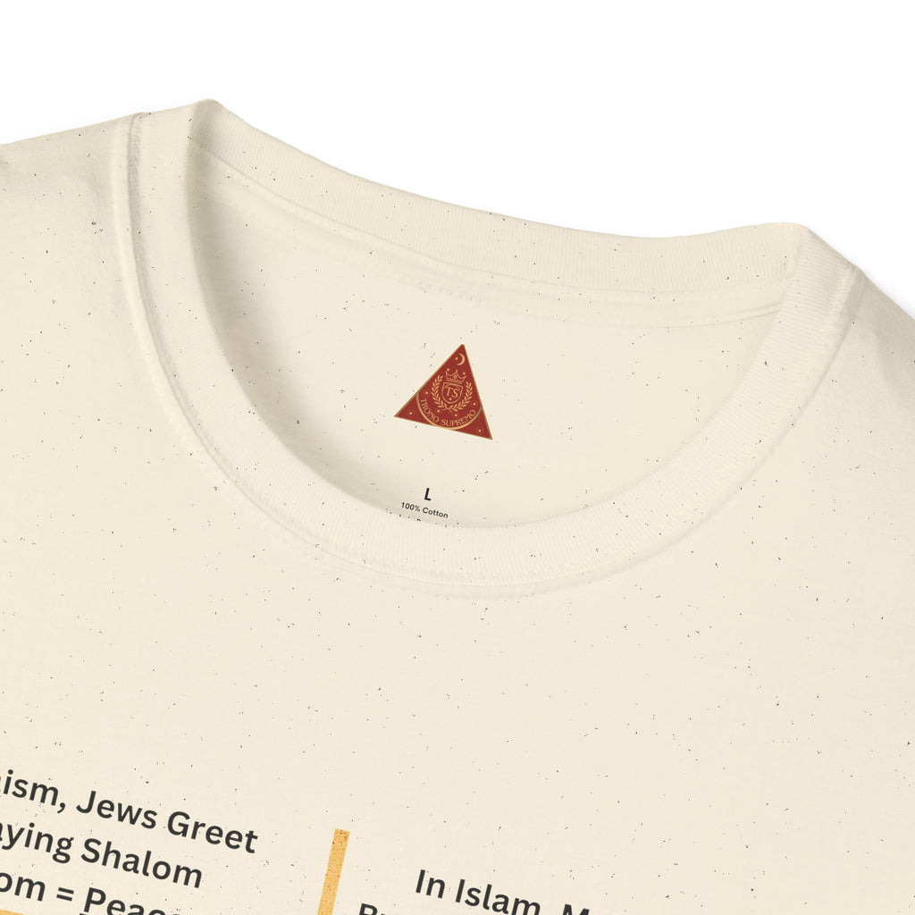 Jews & Muslims Together T-Shirt — Interfaith Unity Peace Tee