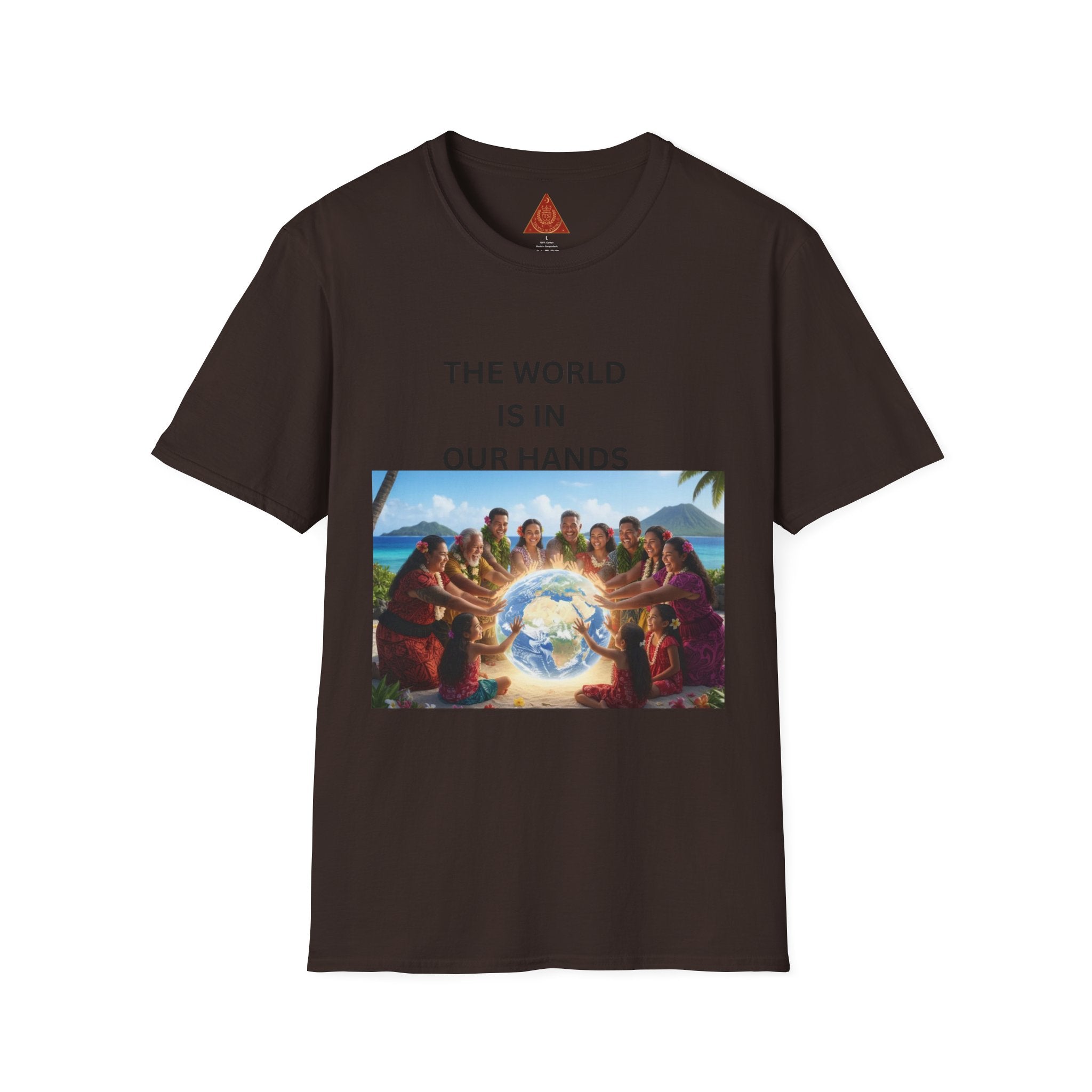 Trono Supremo { Contemporary | T-Shirt — "The World Is In Our Hands" Spiritual Earth Graphic Tee