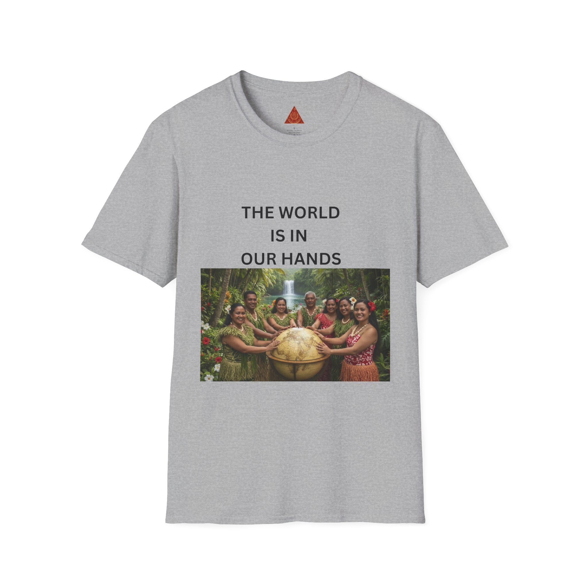 Trono Supremo { Contemporary | T-Shirt — The World Is In Our Hands Graphic Tee (Earth & Community Care)