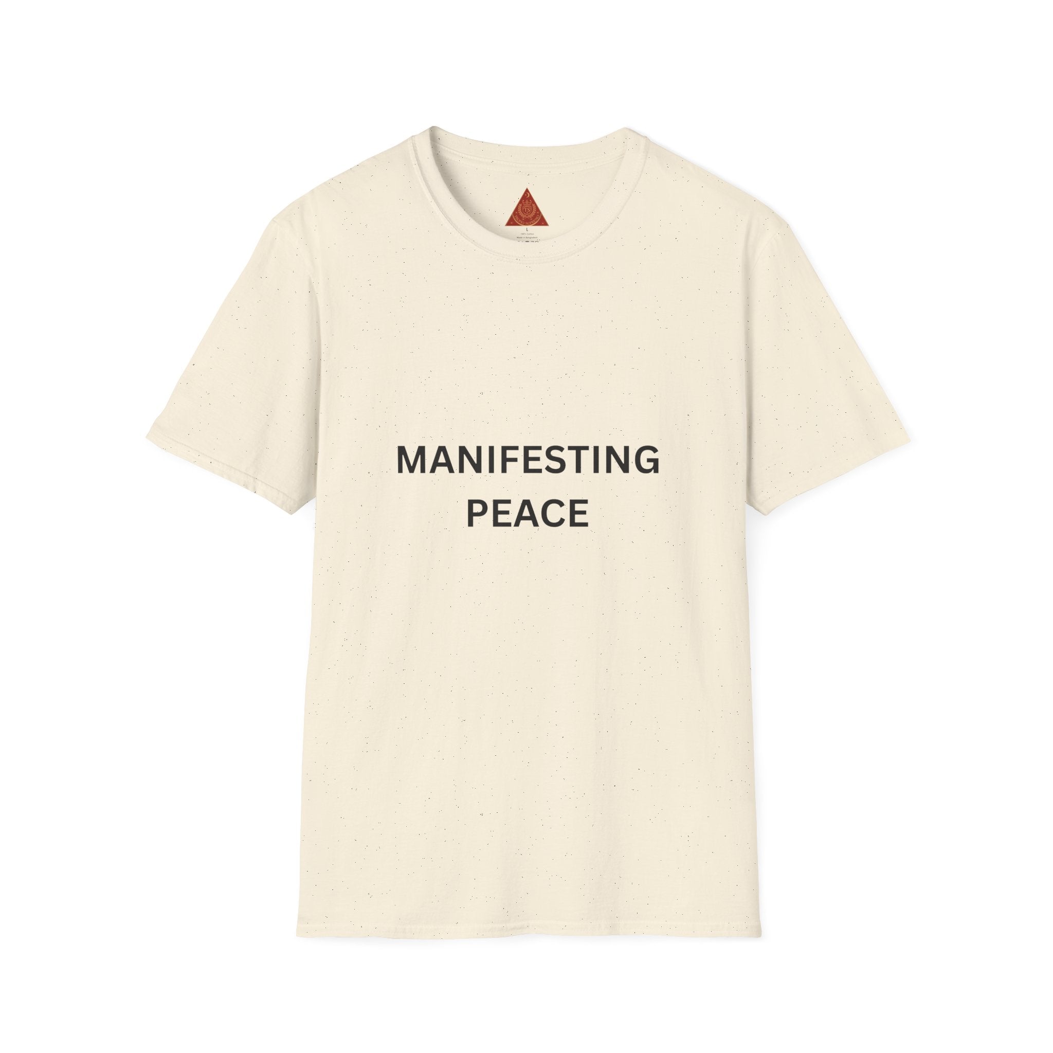 Trono Supremo | Contemporary | Manifesting Peace T-Shirt — Minimalist Inspirational Tee