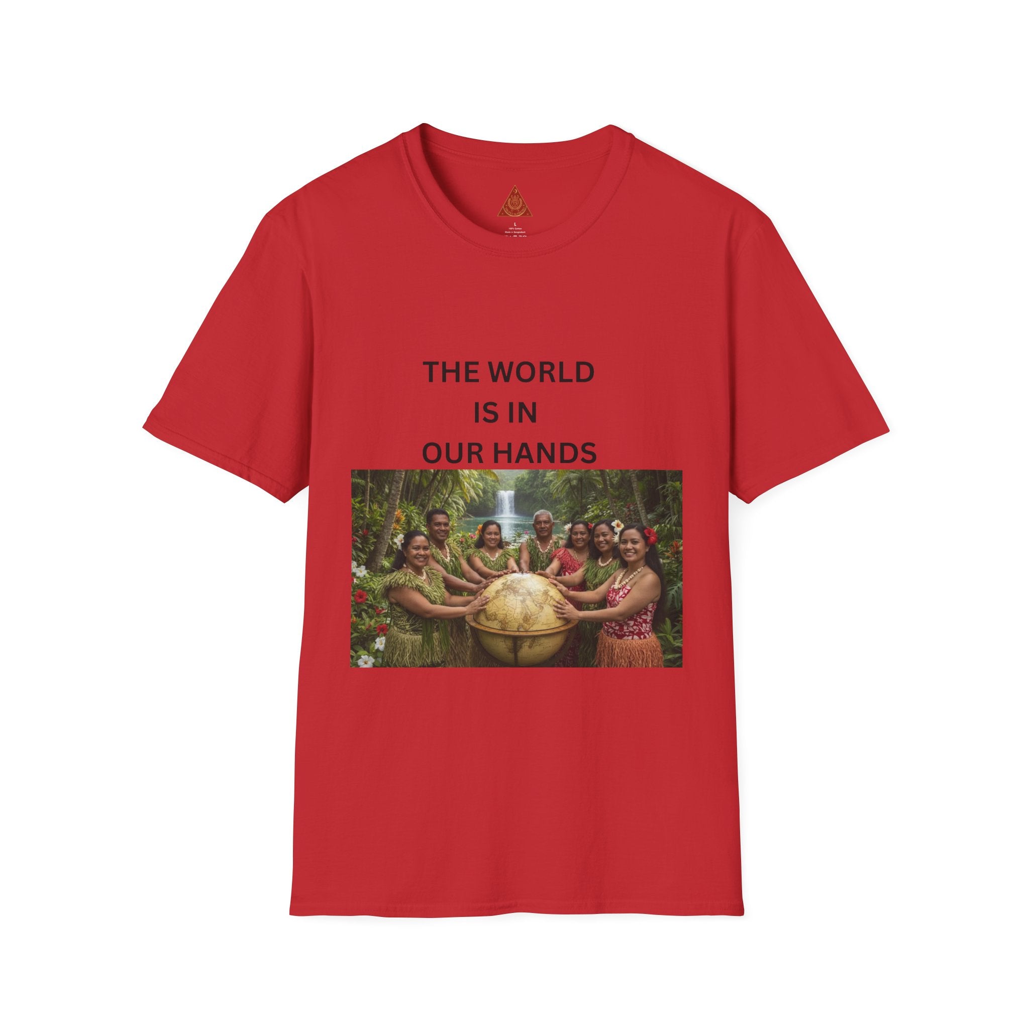 Trono Supremo { Contemporary | T-Shirt — The World Is In Our Hands Graphic Tee (Earth & Community Care)