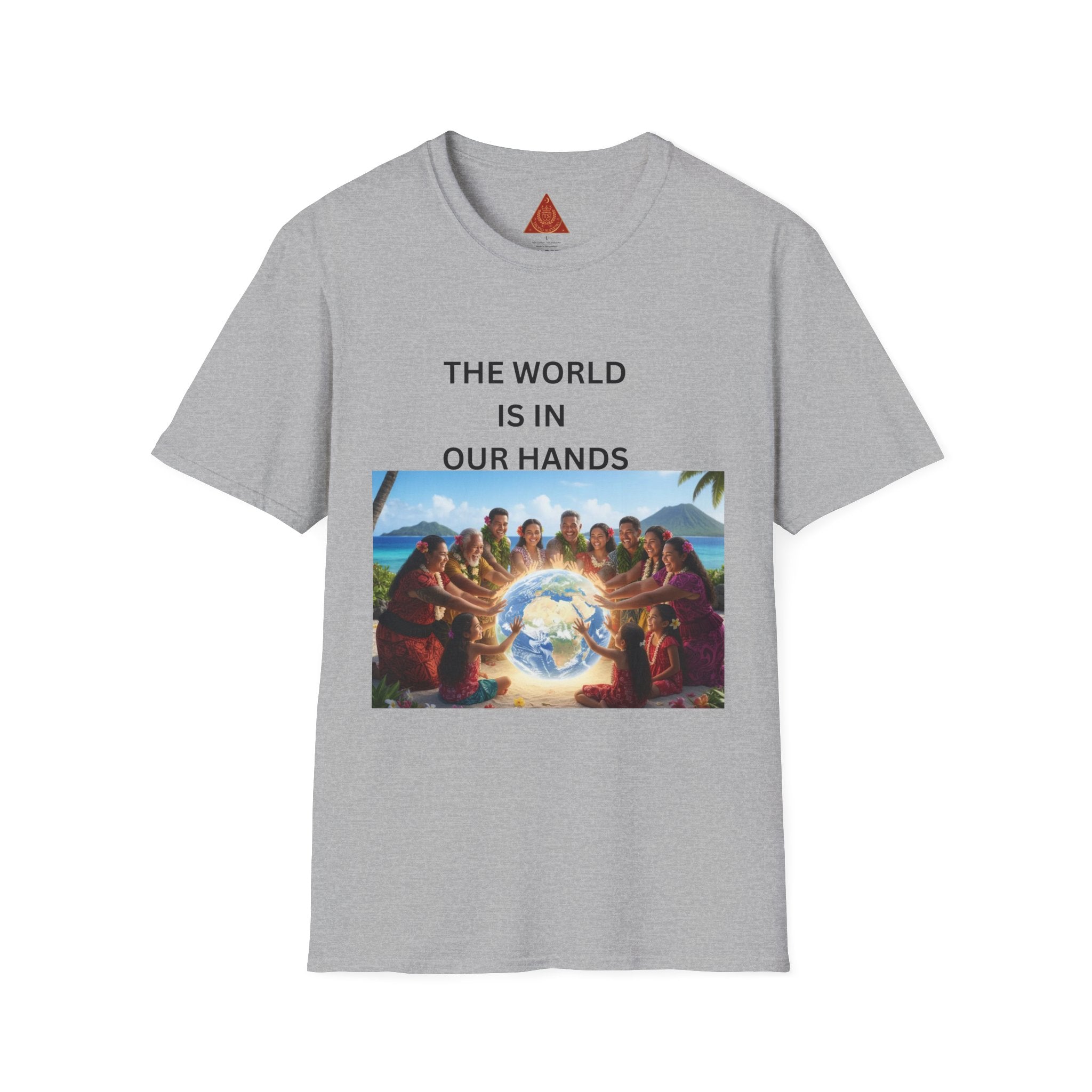 Trono Supremo { Contemporary | T-Shirt — "The World Is In Our Hands" Spiritual Earth Graphic Tee
