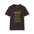 Trono Supremo |  Contemporary  | Self-Love Motivational T-Shirt — "I Love Myself Just the Way I Am; But I'm Constantly Improving Everyday"