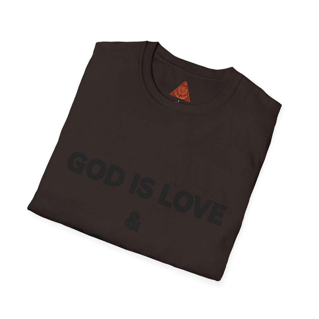 Trono Supremo |  Contemporary  | Unisex T-Shirt — "GOD IS LOVE & SO AM I" Inspirational Religious Tee