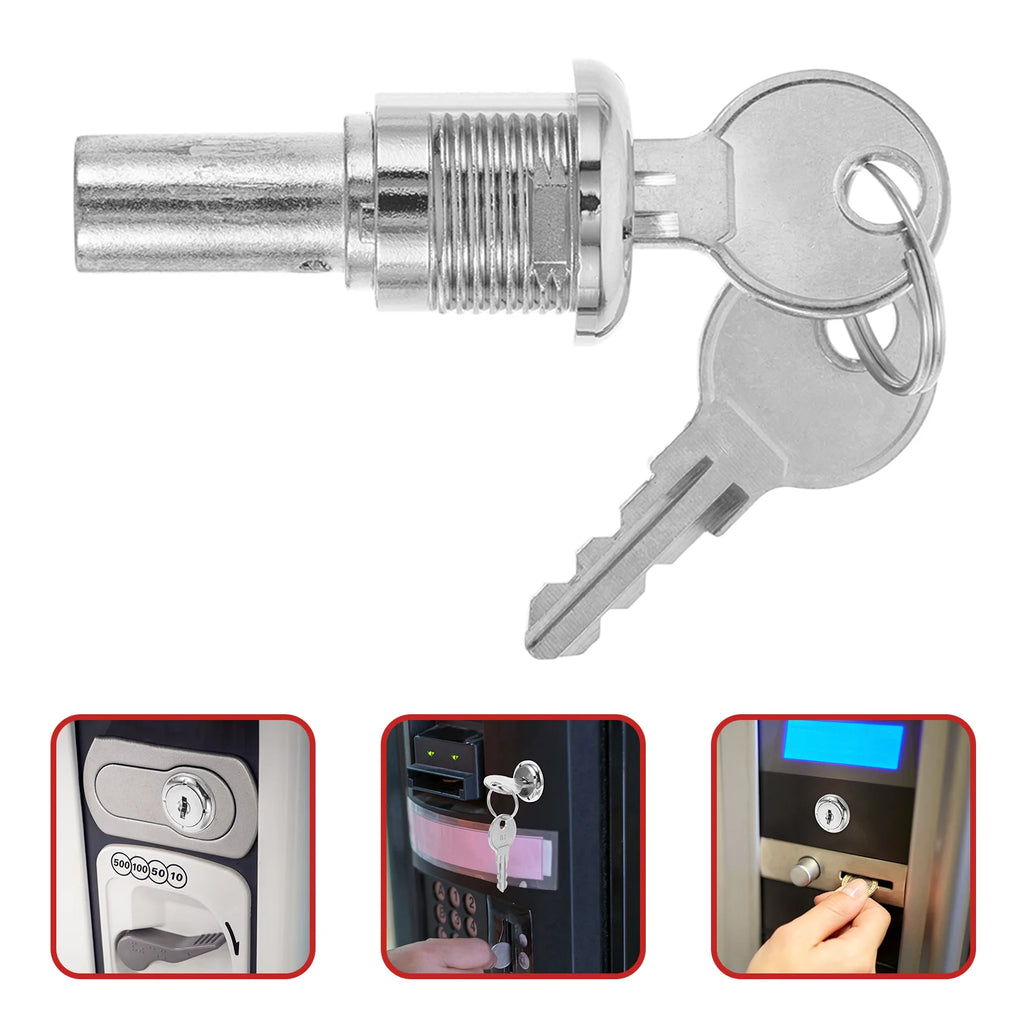 1 Set Universal Vending Machine Lock Keys Secure Cover Assembly For Gumball Candy Game Machines Lasting game machine lock