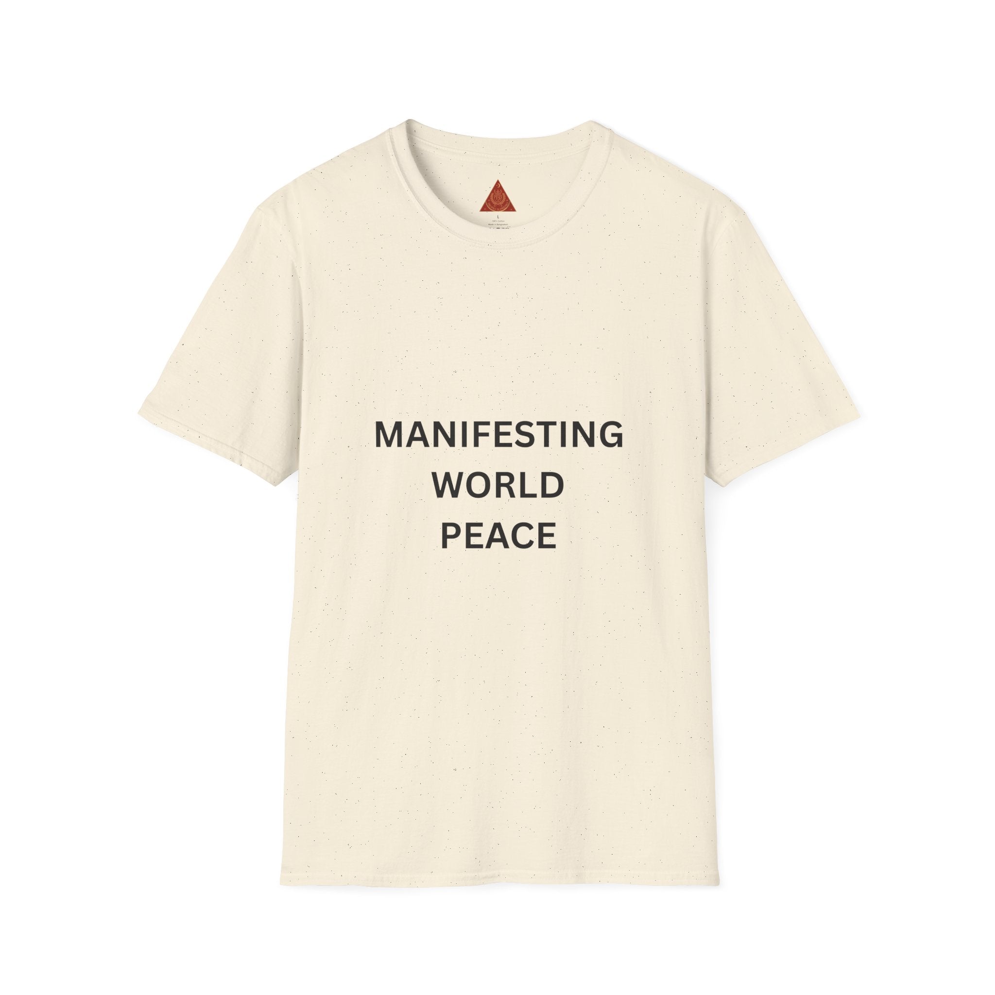 Trono Supremo | Contemporary | T-Shirt — "Manifesting World Peace" Positive Message Tee