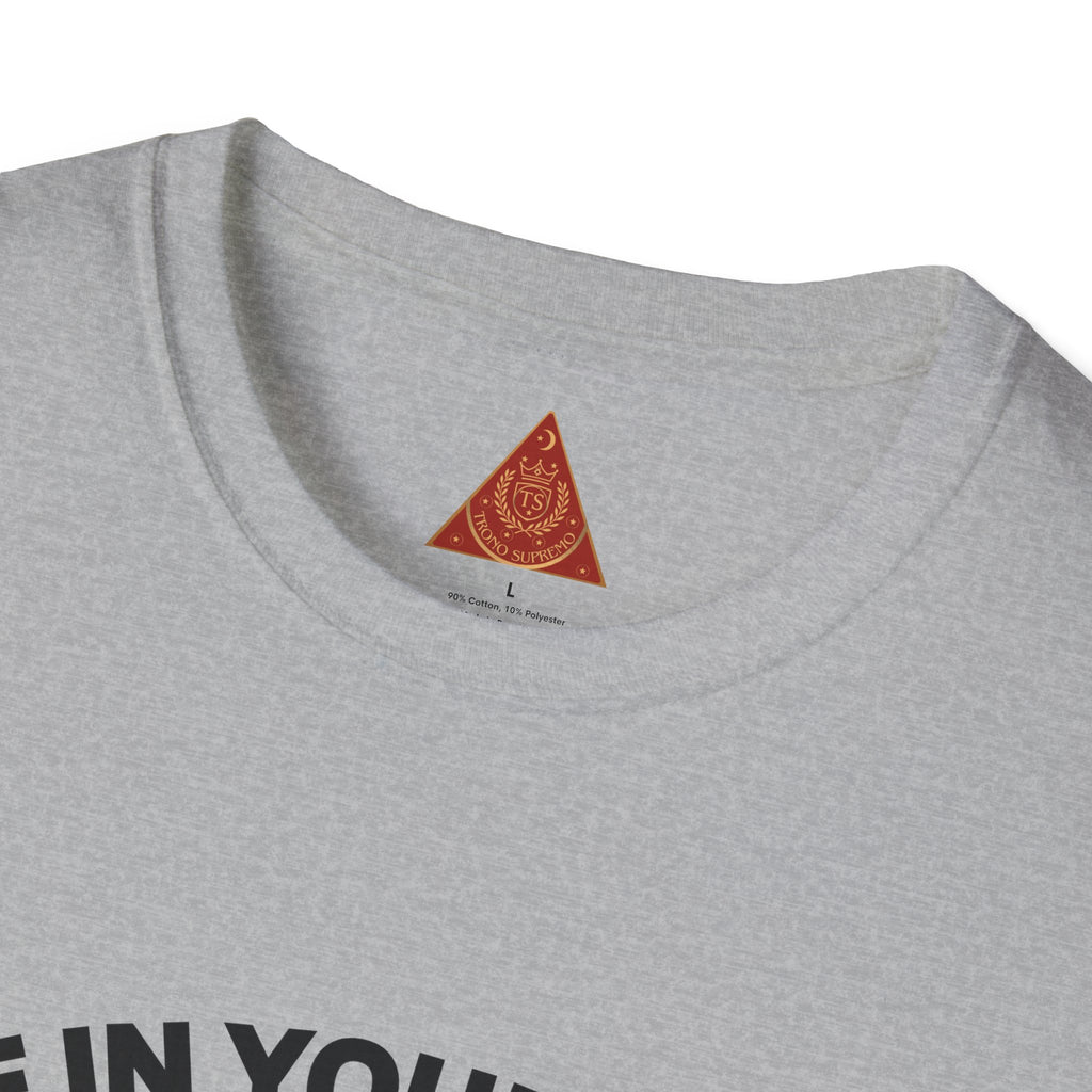 Trono Supremo  |  Contemporary  |  T‑Shirt — "Live in Your Truth & Let Everyone Live in Their Truth" Rainbow Pride Tee