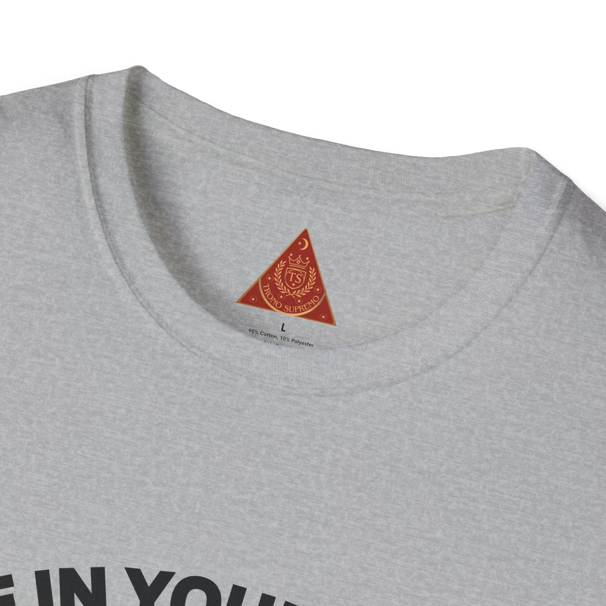 Trono Supremo  |  Contemporary  |  T‑Shirt — "Live in Your Truth & Let Everyone Live in Their Truth" Rainbow Pride Tee