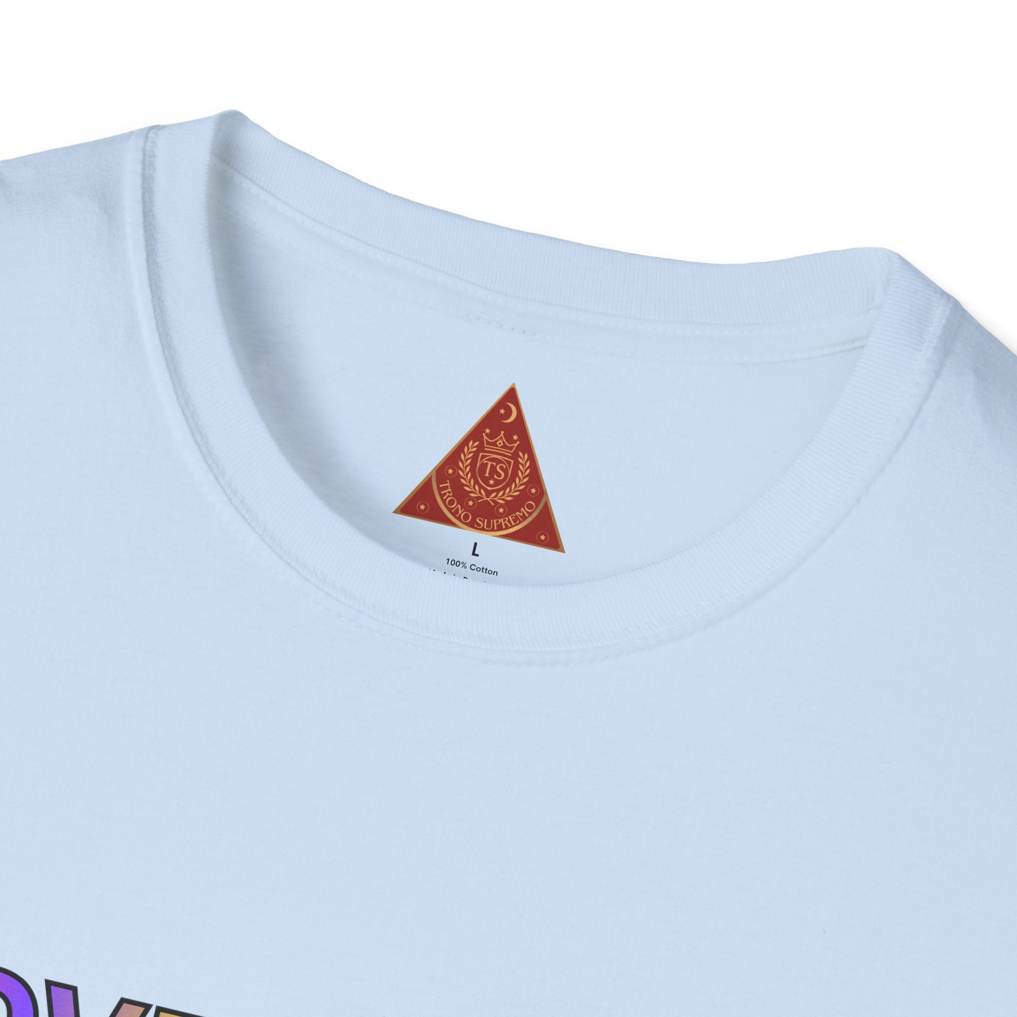 Trono Supremo | Contemporary  |  Love Is Love T‑Shirt — Rainbow Affirmation Tee: “Love Is Love & I Am Love So I Receive Love”