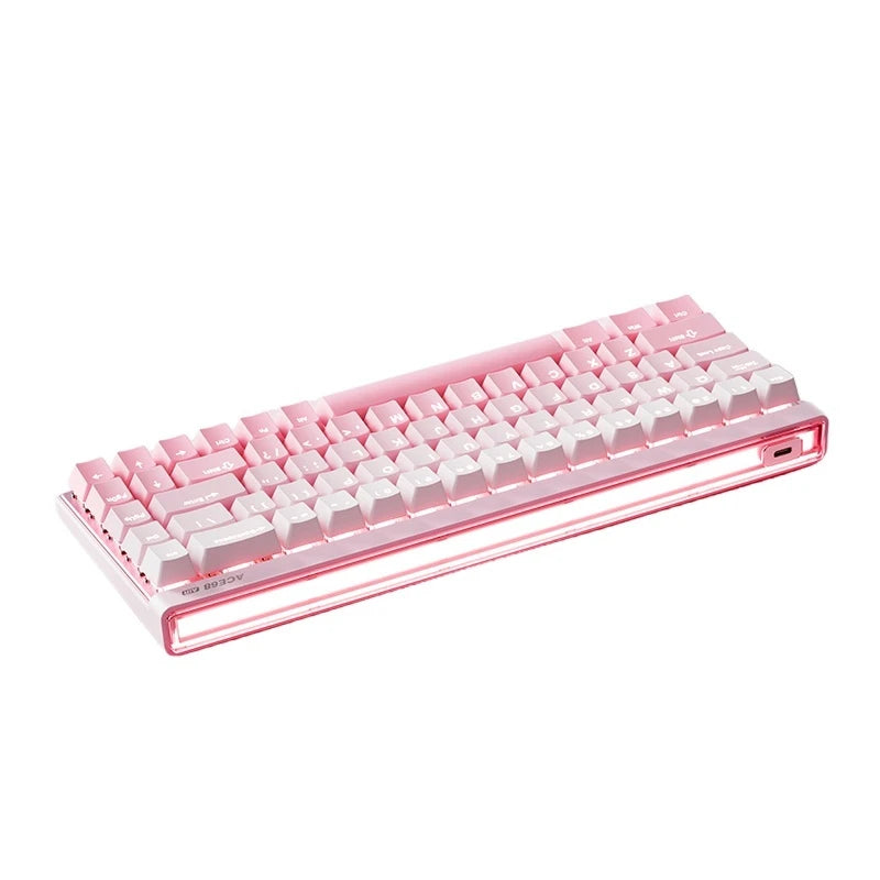 Mchose Ace68 Air Magnetic Axis Mechanical Keyboard for Esports Low Latency Wired Customized Gaming Keyboard for Office Use