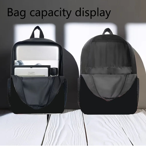 1 Angel Shoulder Bag, Large Capacity 17 Casual Laptop Backpack with Water Bottle Bag - Lightweight and Durable Fall