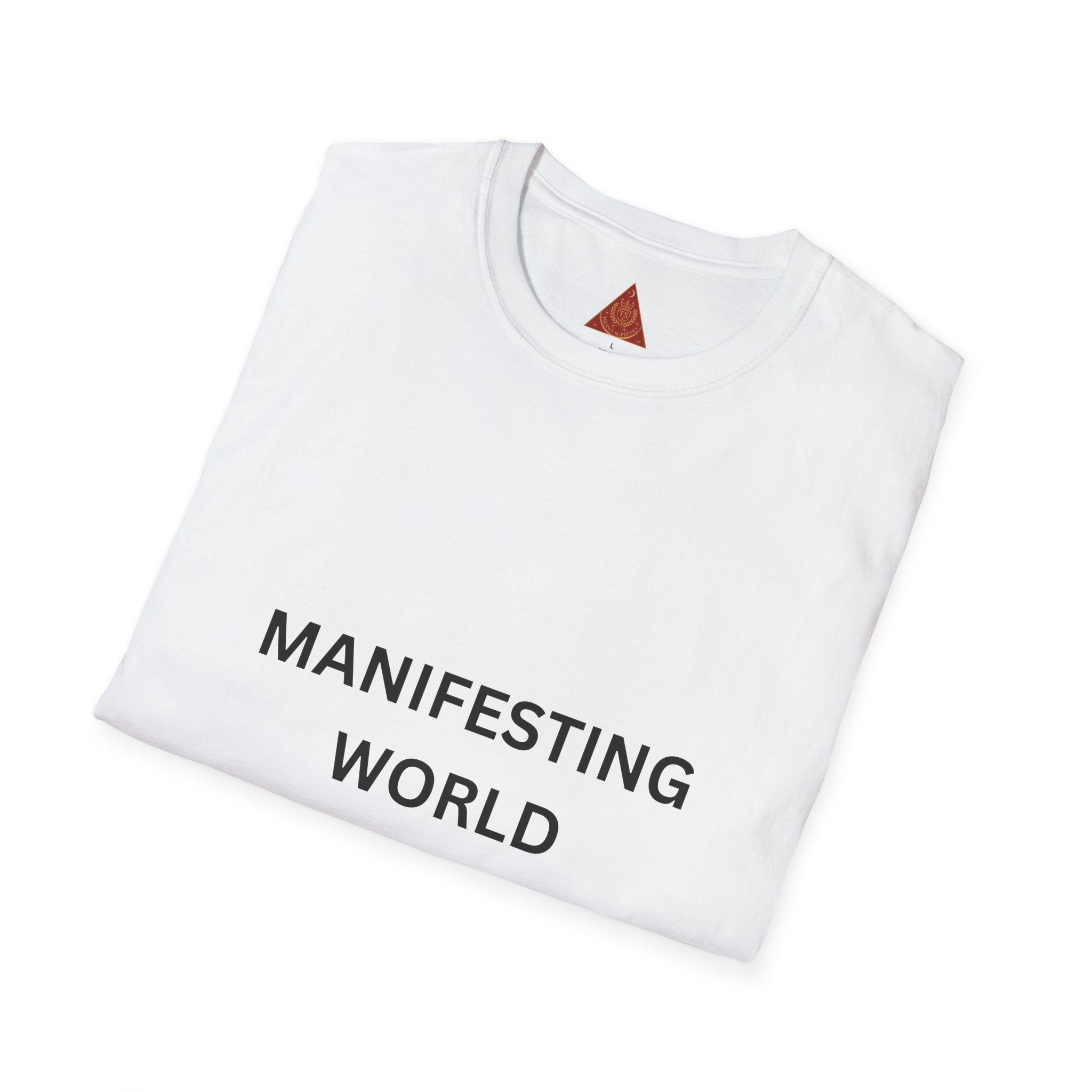 Trono Supremo | Contemporary | T-Shirt — "Manifesting World Peace" Positive Message Tee