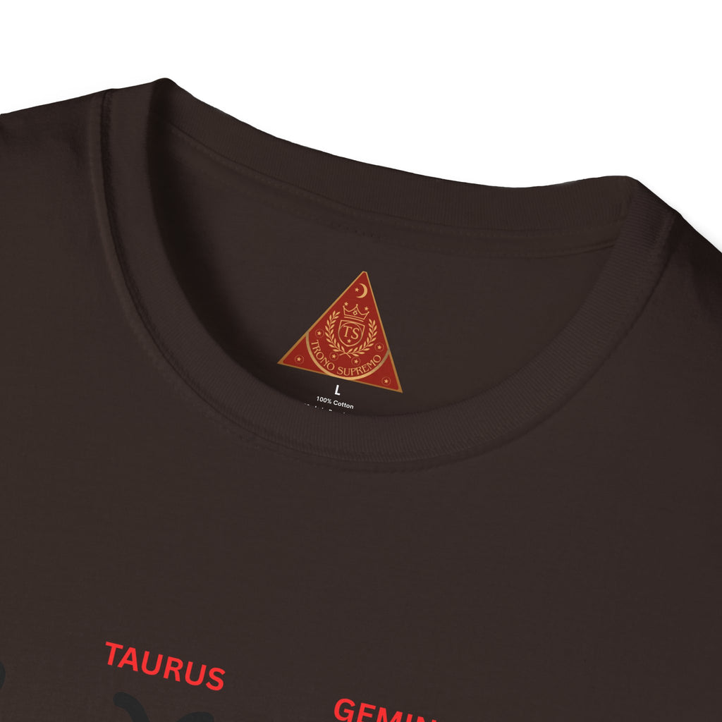 Trono Supremo  |  Contemporary  |  Zodiac Signs  Unisex T-Shirt — "There Is Good In Every Sign" Astrology Tee