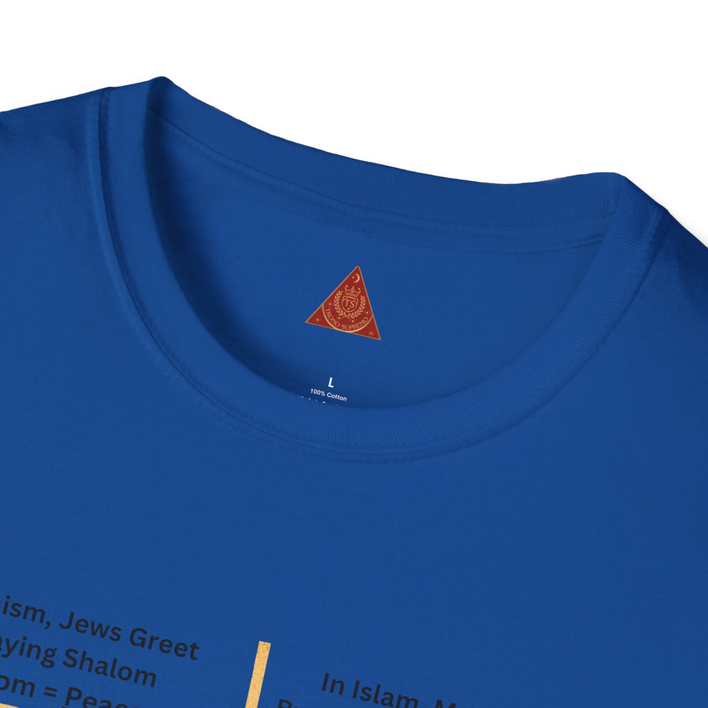 Jews & Muslims Together T-Shirt — Interfaith Unity Peace Tee