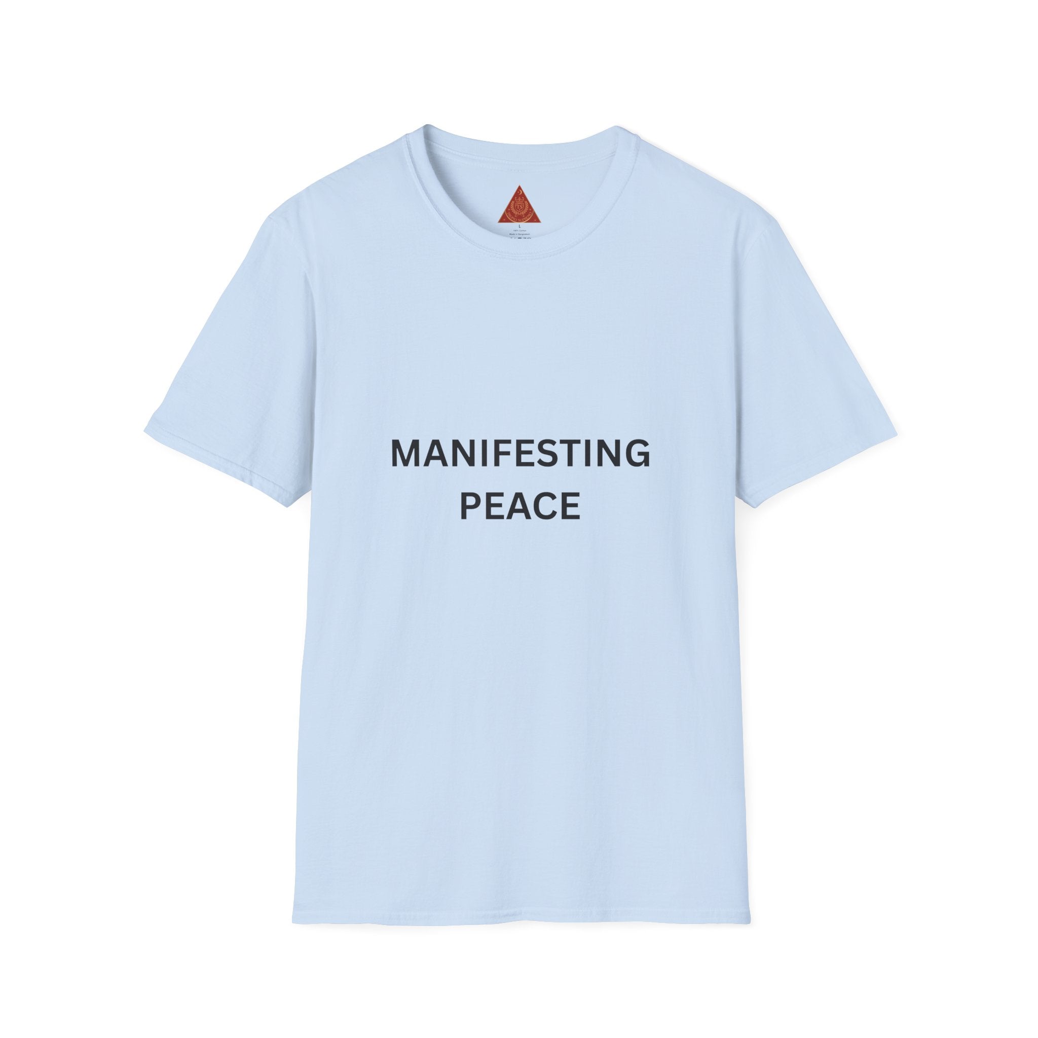 Trono Supremo | Contemporary | Manifesting Peace T-Shirt — Minimalist Inspirational Tee