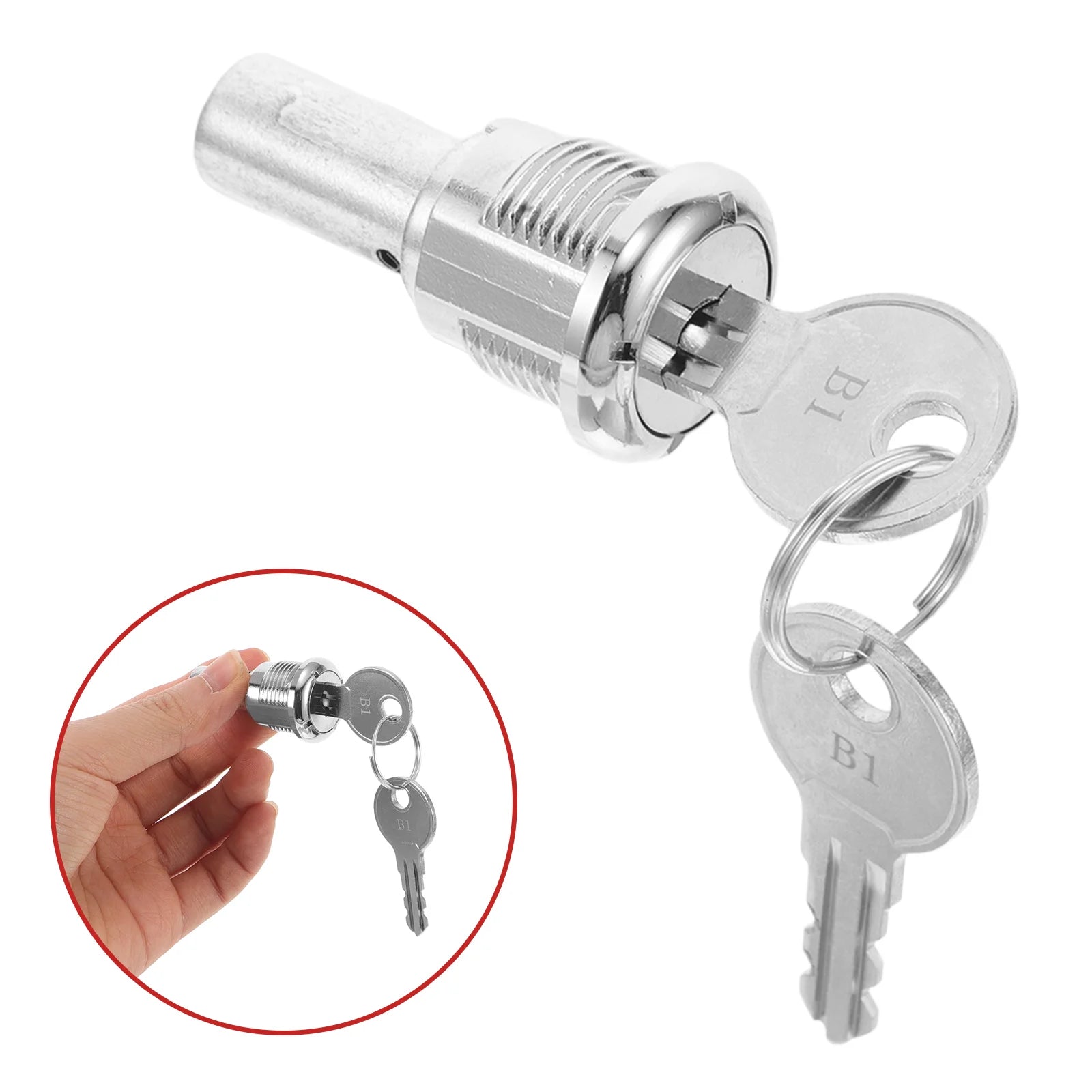 1 Set Universal Vending Machine Lock Keys Secure Cover Assembly For Gumball Candy Game Machines Lasting game machine lock