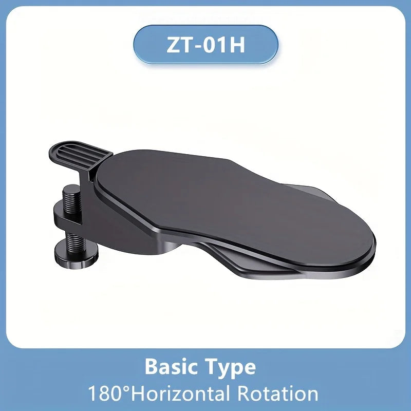 1 soporte de brazo de computadora para PC, apto para escritorio de oficina, ajustable para rotar, soporte de muñeca, bandeja de extensión para uso doméstico