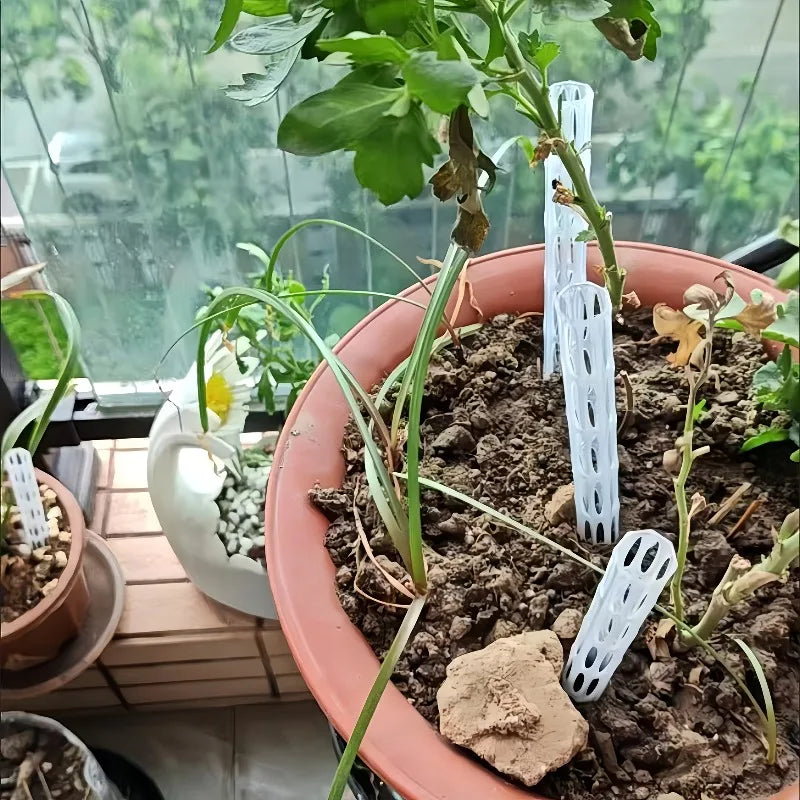 10/20pcs Plastic Soil Air Circulation Tubes for Plants - Lightweight And Durable Plant Root Ventilation Tubes, Drainage Pipes