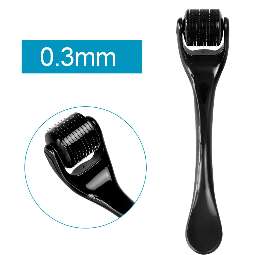 0.2/0.25/0.3mm Derma Roller for Skin Beard  Scalp Roller 540 Micro Needle Titanium Makeup Beauty Tool