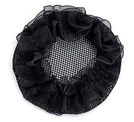 1 pieza para mujer, Ballet, Danza, Patinaje, Redecillas, Red para el pelo, Moño, Funda negra, Gorro de peluca de alta calidad, Red para el pelo para tejer, Redes para pelucas