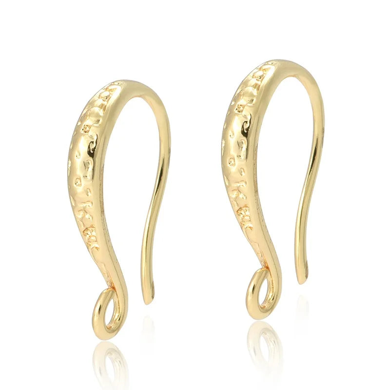 1 Pair Zircon Earrings Hook  Diy Accessories for Jewelry Making Sliver Gold Rose Gold Black Color Jewelry Findings