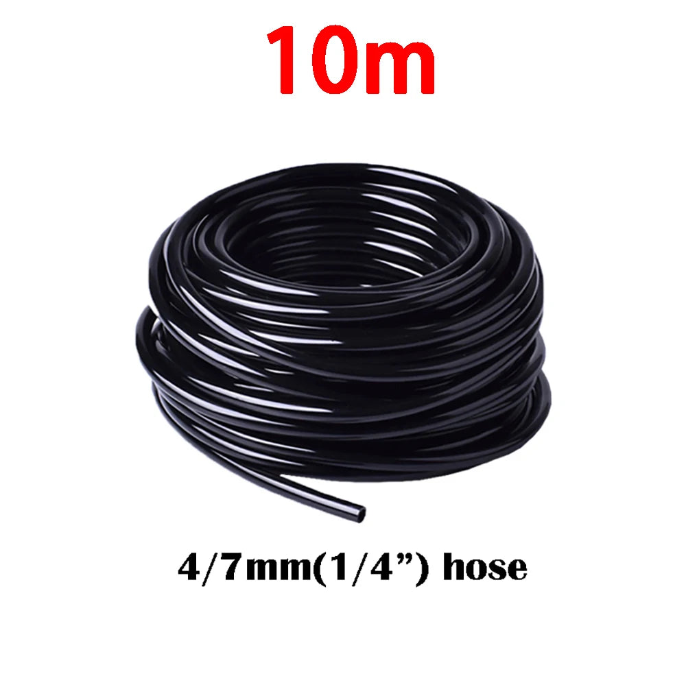 10-50Pcs 0~60L/ Adjustable Dripper Micro Drip Irrigation Regulator Emitter, 4/7mm Tubing Fittings, for Flower Pot Garden Lawn